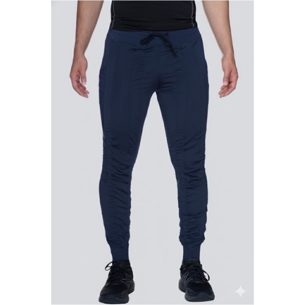 AGOGIE Resistance Band Ruched Pants  20+ In Navy Size XS